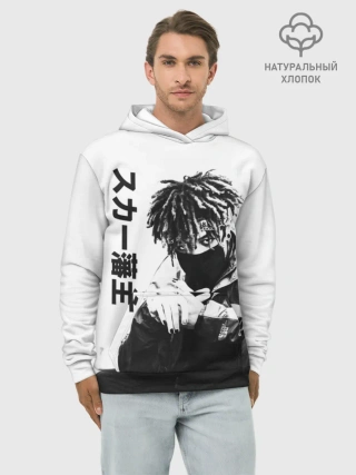 Худи мужской база хлопок / Scarlxrd