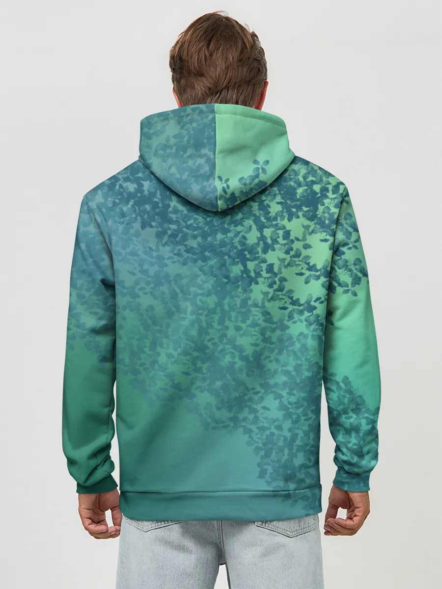 Худи мужской база хлопок / Мир! Труд! Май! Ульяна!