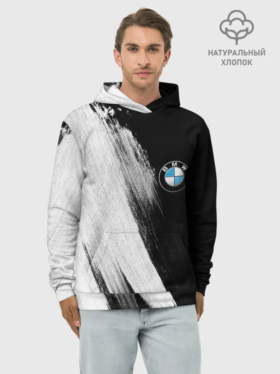 Худи мужской база хлопок / BMW