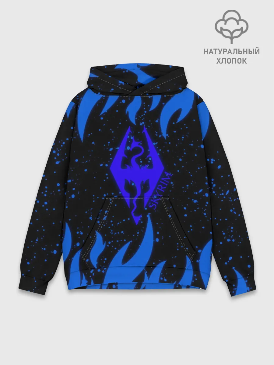 Худи мужской база хлопок / SKYRIM