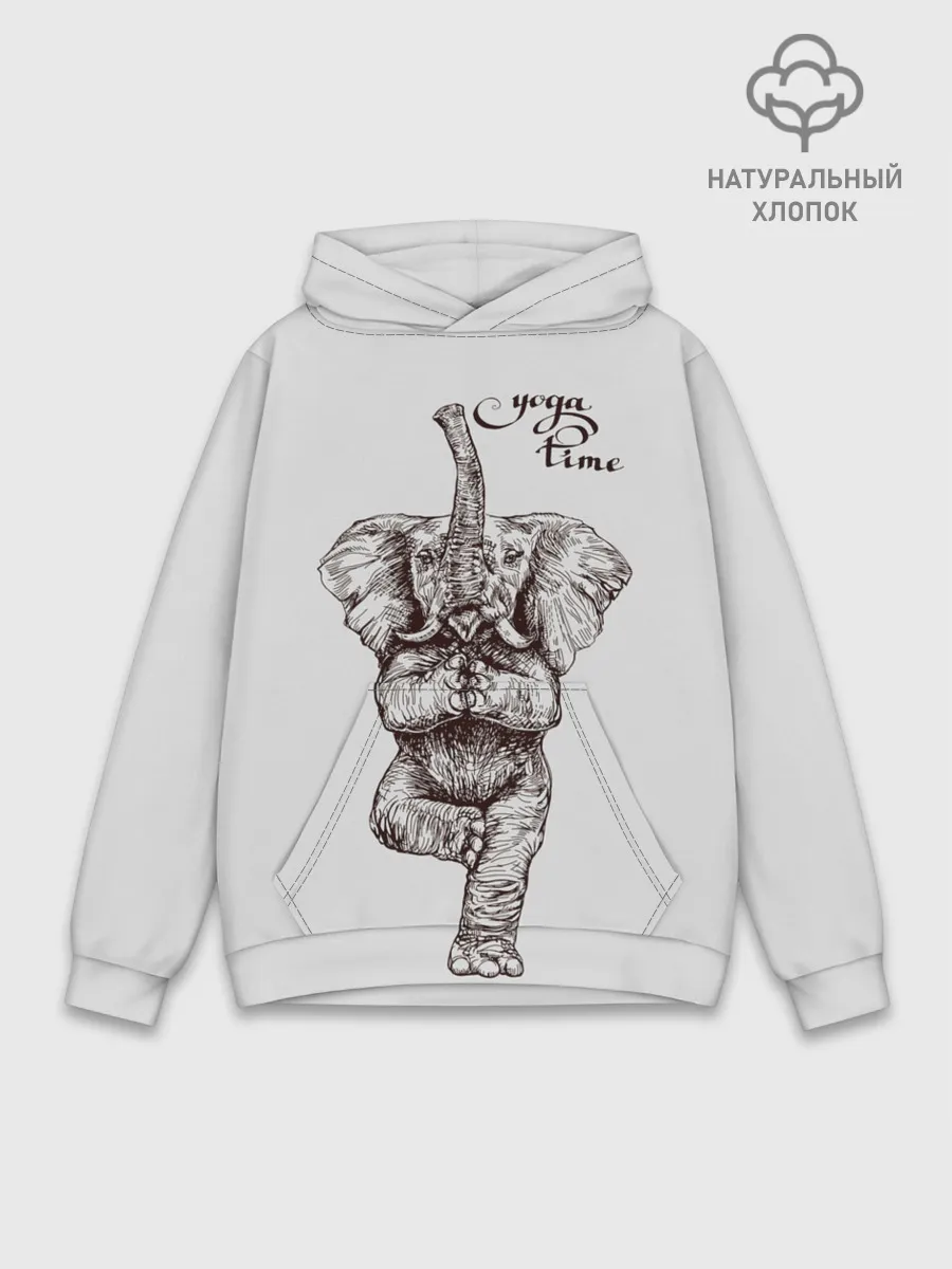 Худи мужской база хлопок / Yoga time