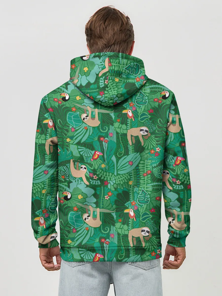 Худи мужской база хлопок / Ленивцы