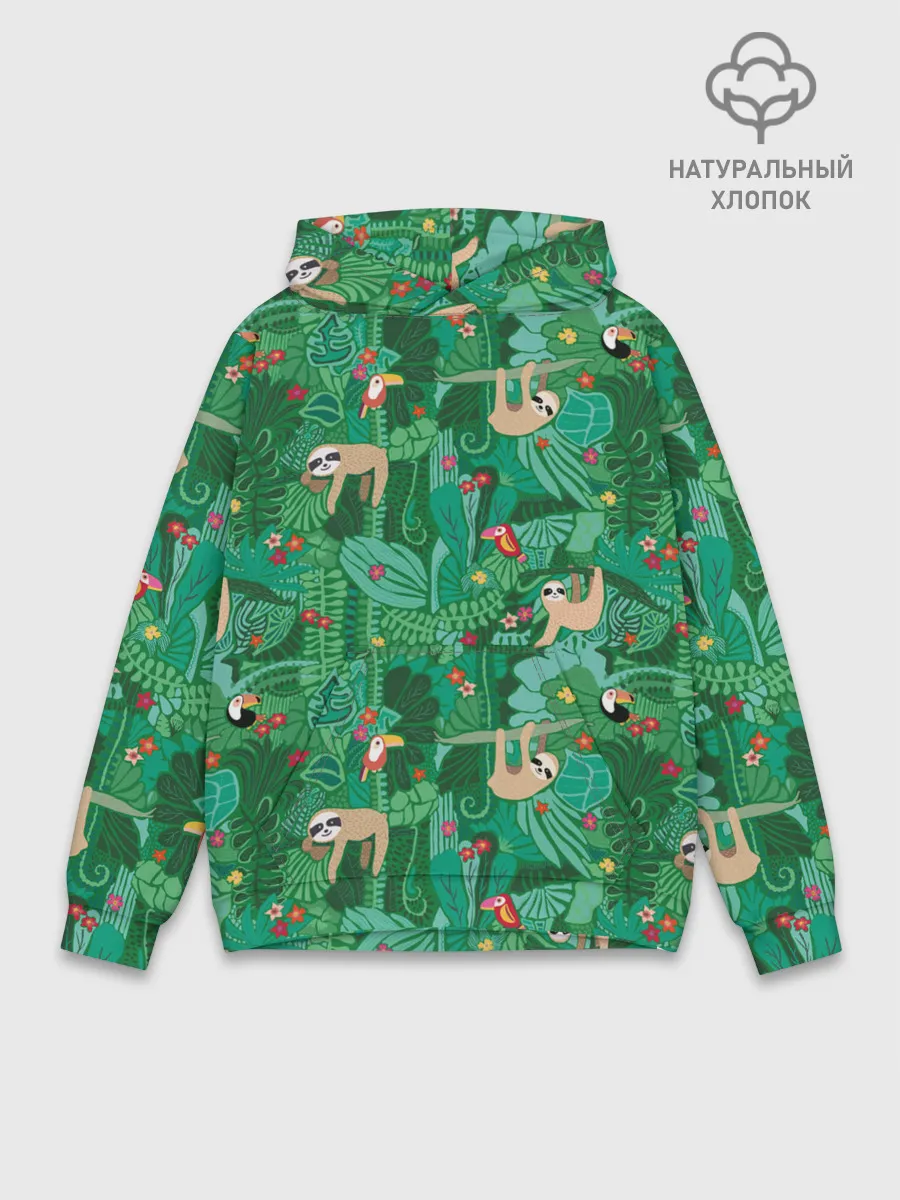 Худи мужской база хлопок / Ленивцы