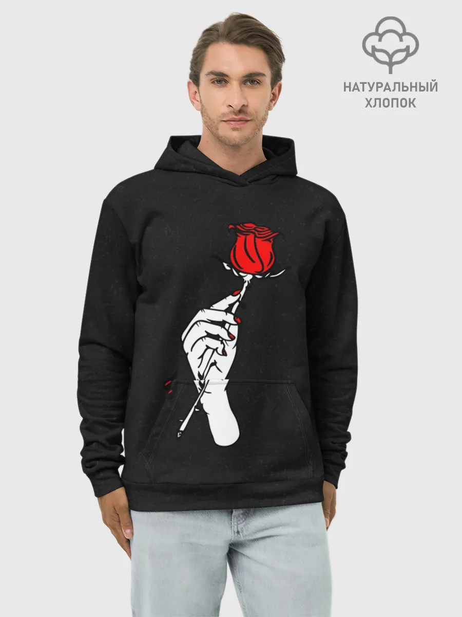 Худи мужской база хлопок / Lil Peep