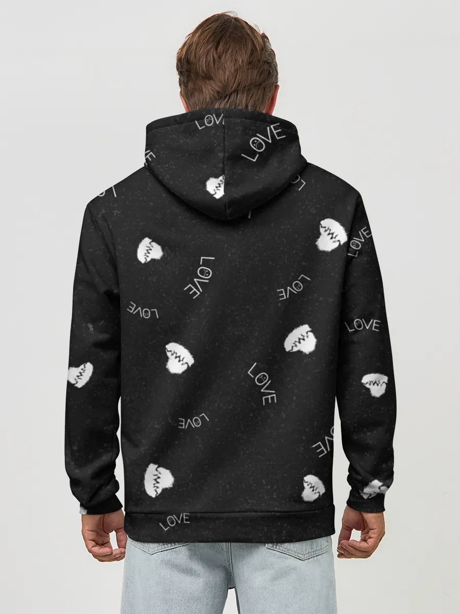 Худи мужской база хлопок / LIl Peep