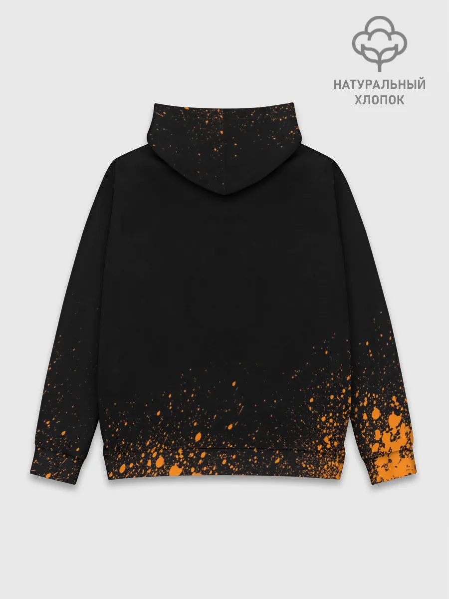 Худи мужской база хлопок / HALF LIFE