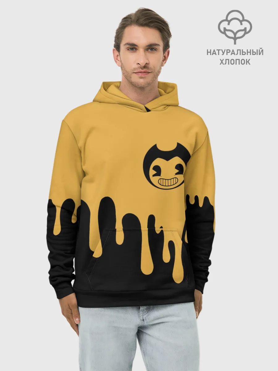 Худи мужской база хлопок / Bendy And The Ink Machine