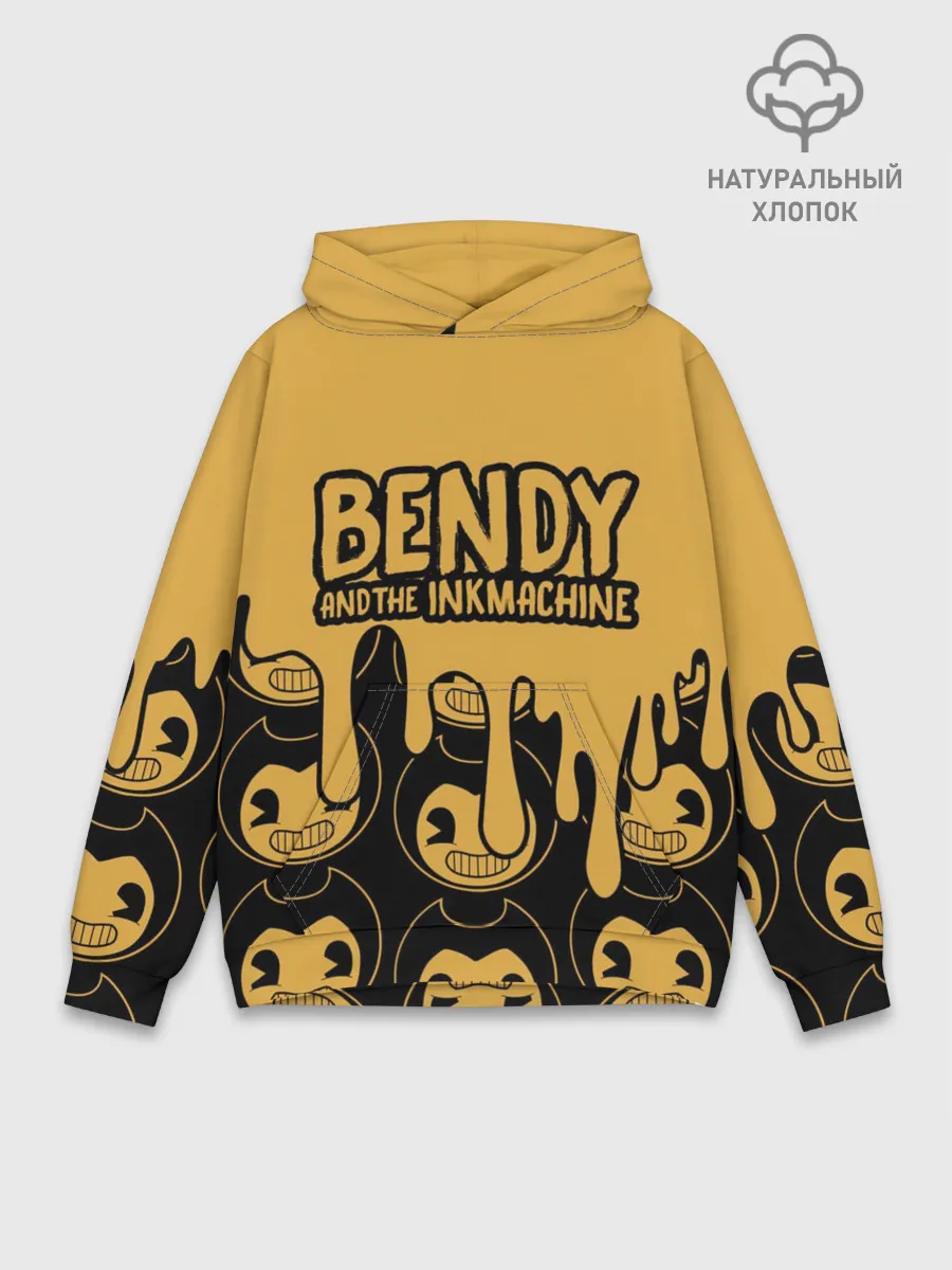Худи мужской база хлопок / Bendy And The Ink Machine