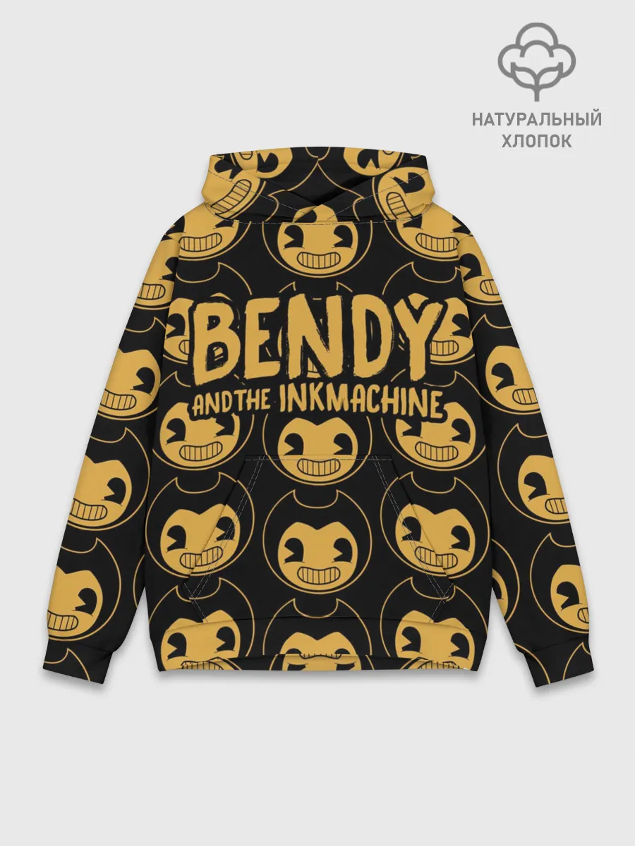 Худи мужской база хлопок / Bendy And The Ink Machine