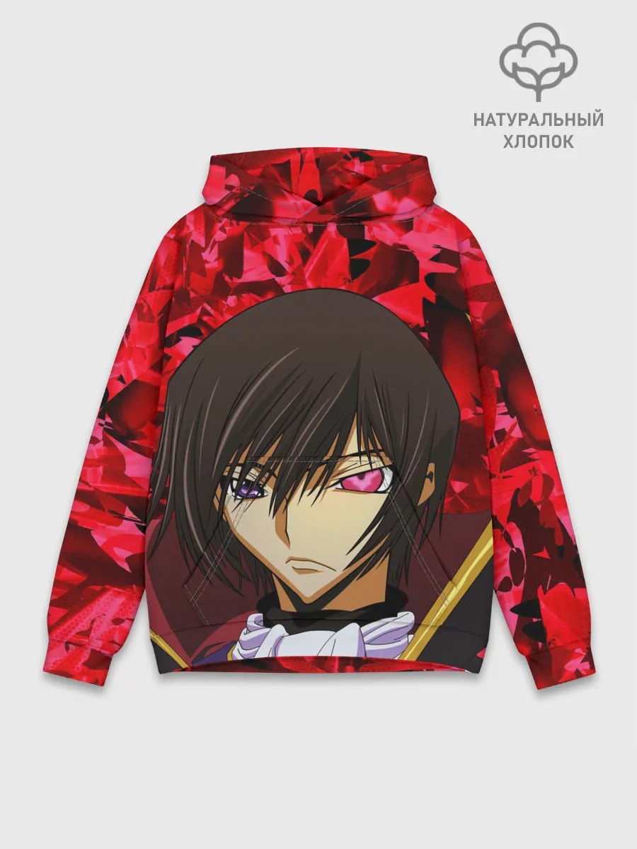 Худи мужской база хлопок / GODE GEASS textured