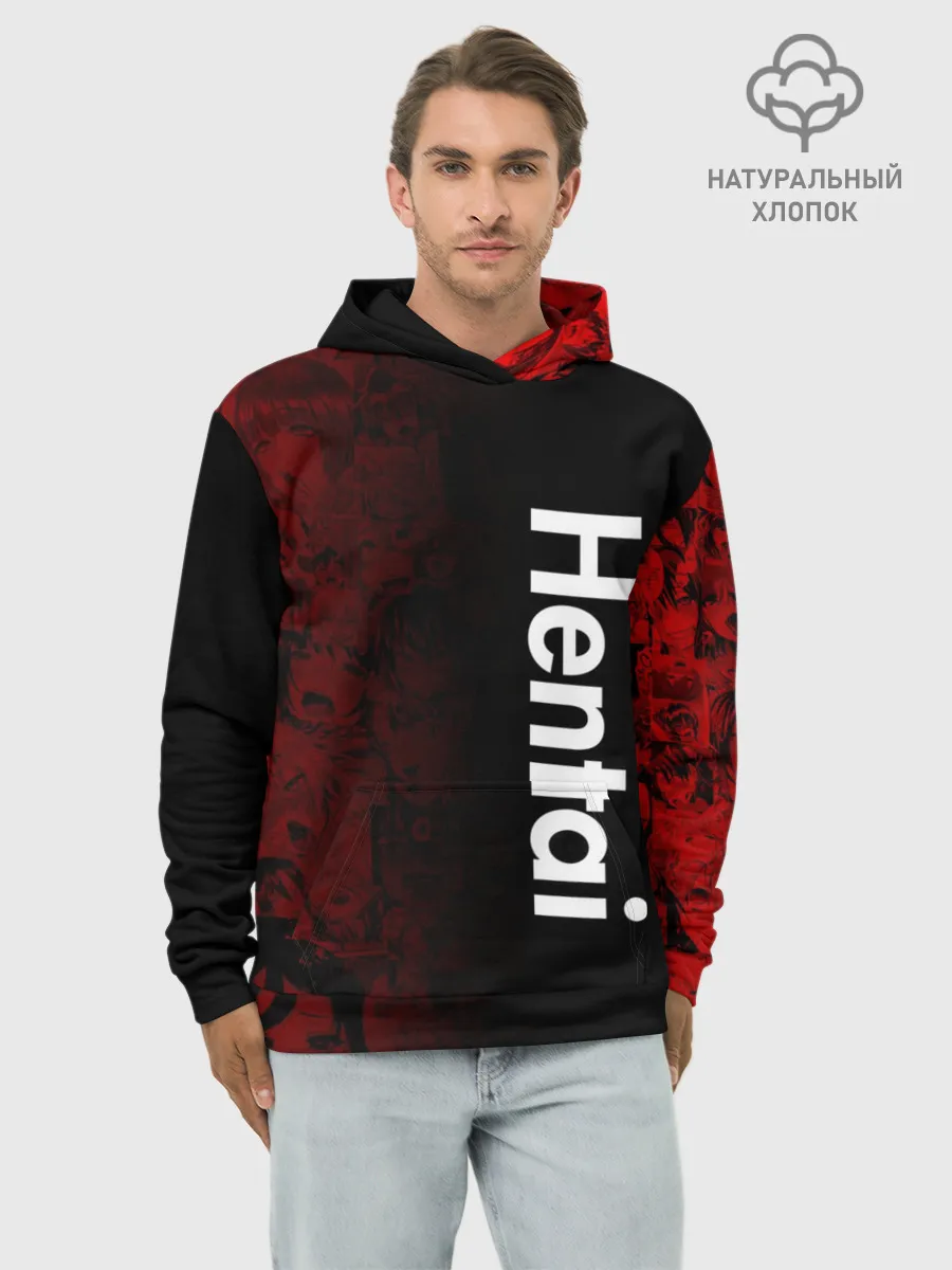 Худи мужской база хлопок / Японская анимация