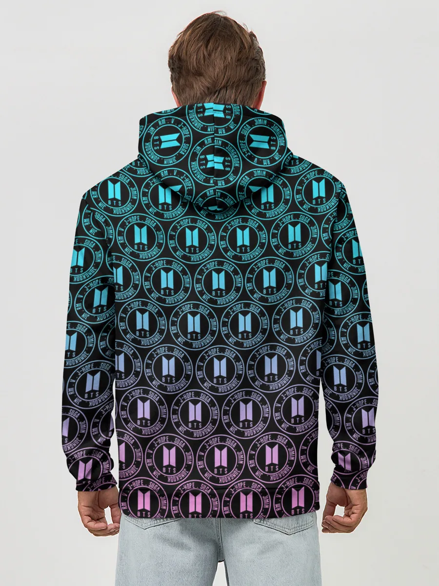 Худи мужской база хлопок / BTS