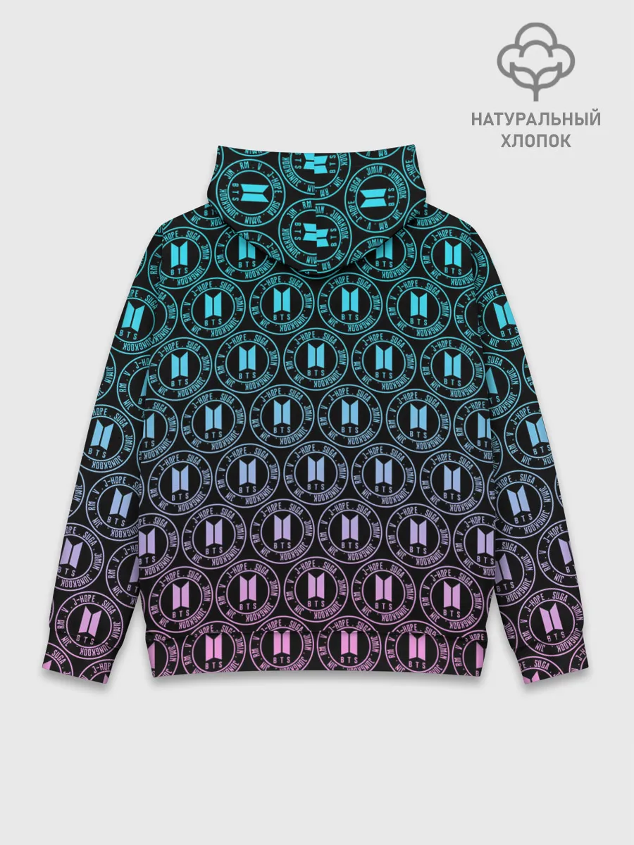 Худи мужской база хлопок / BTS
