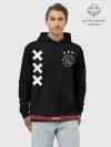 Худи мужской база хлопок / Ajax Amsterdam