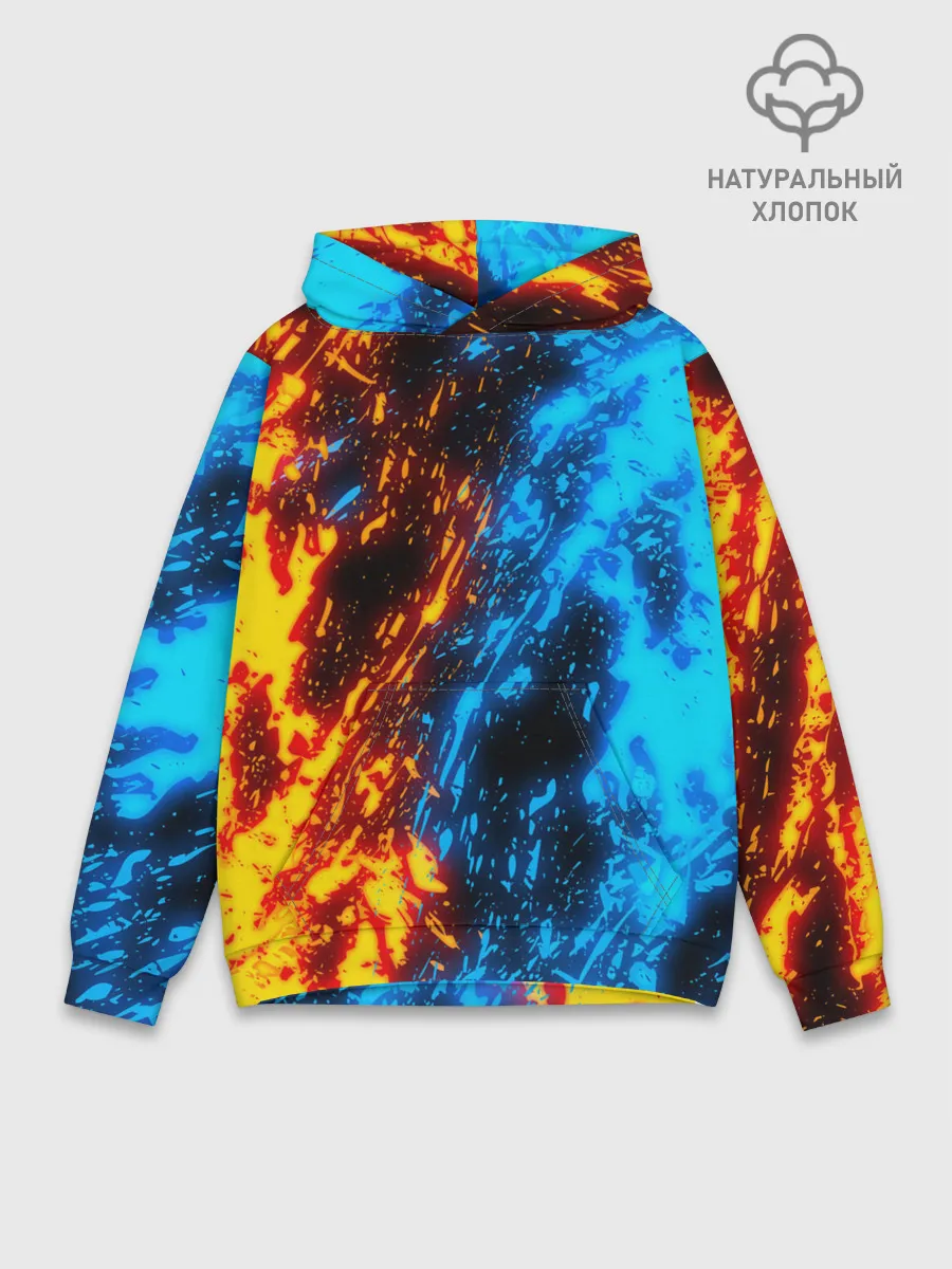 Худи мужской база хлопок / БИТВА ОГНЕЙ