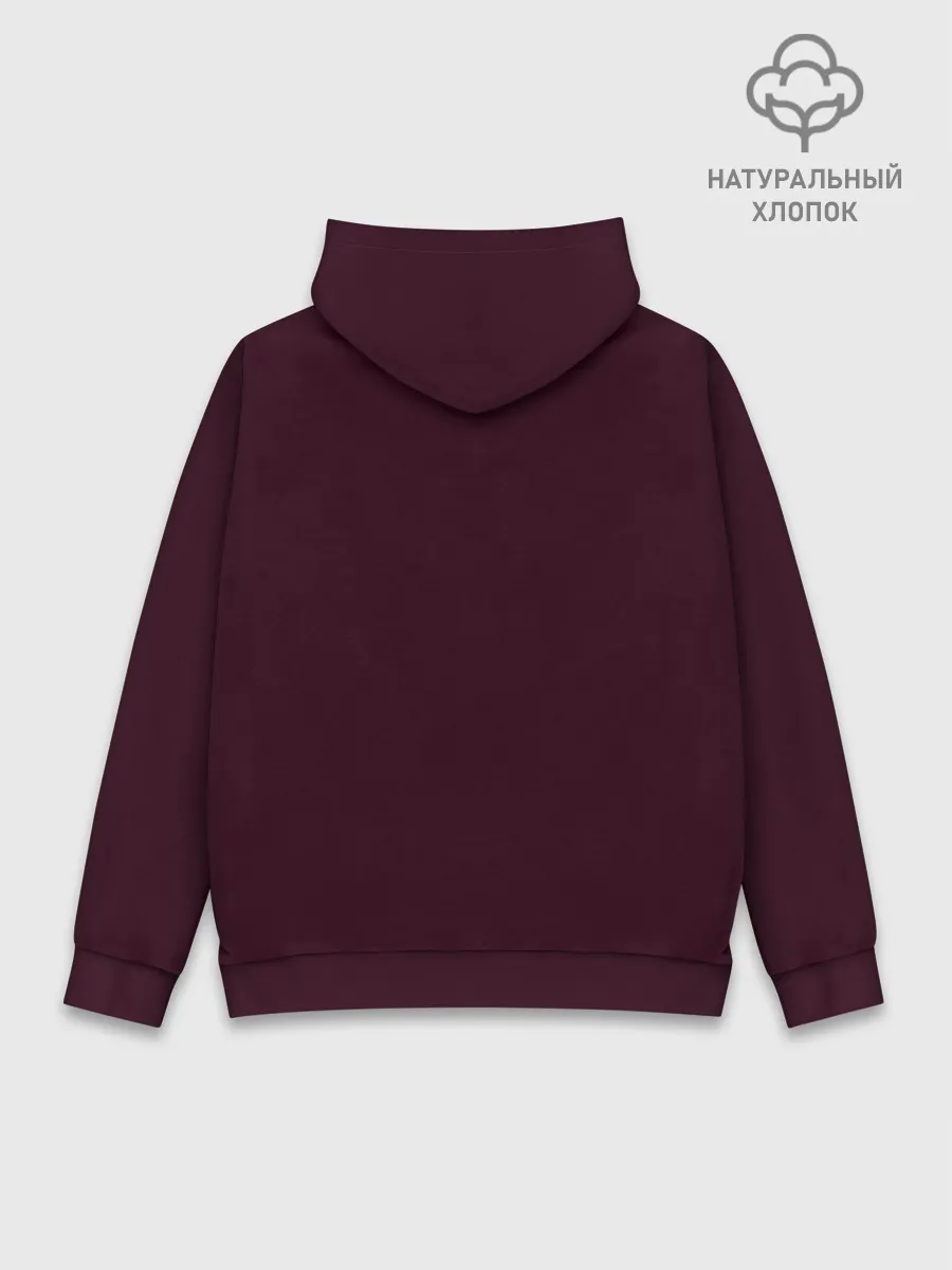 Худи мужской база хлопок / Волк