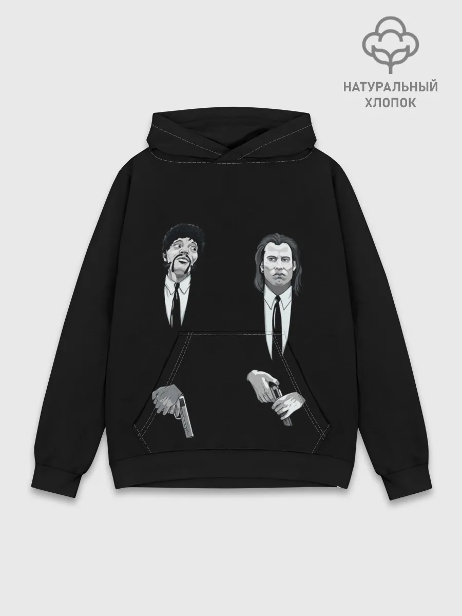 Худи мужской база хлопок / Pulp Fiction - Art 3