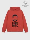 Худи мужской база хлопок / Love pets