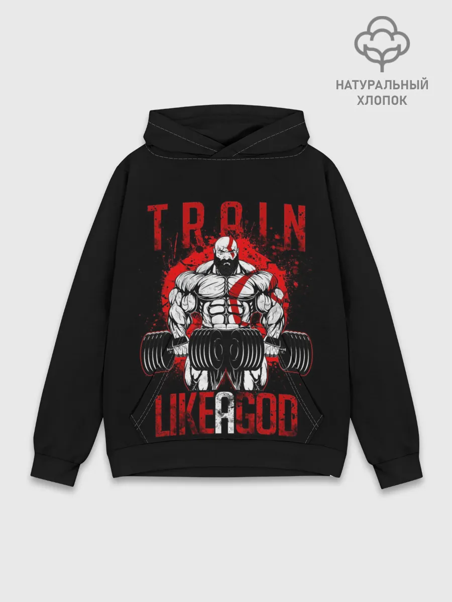 Худи мужской база хлопок / TRAIN