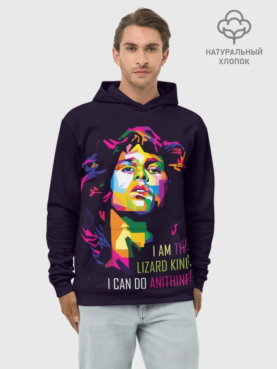 Худи мужской база хлопок / Джим Моррисон