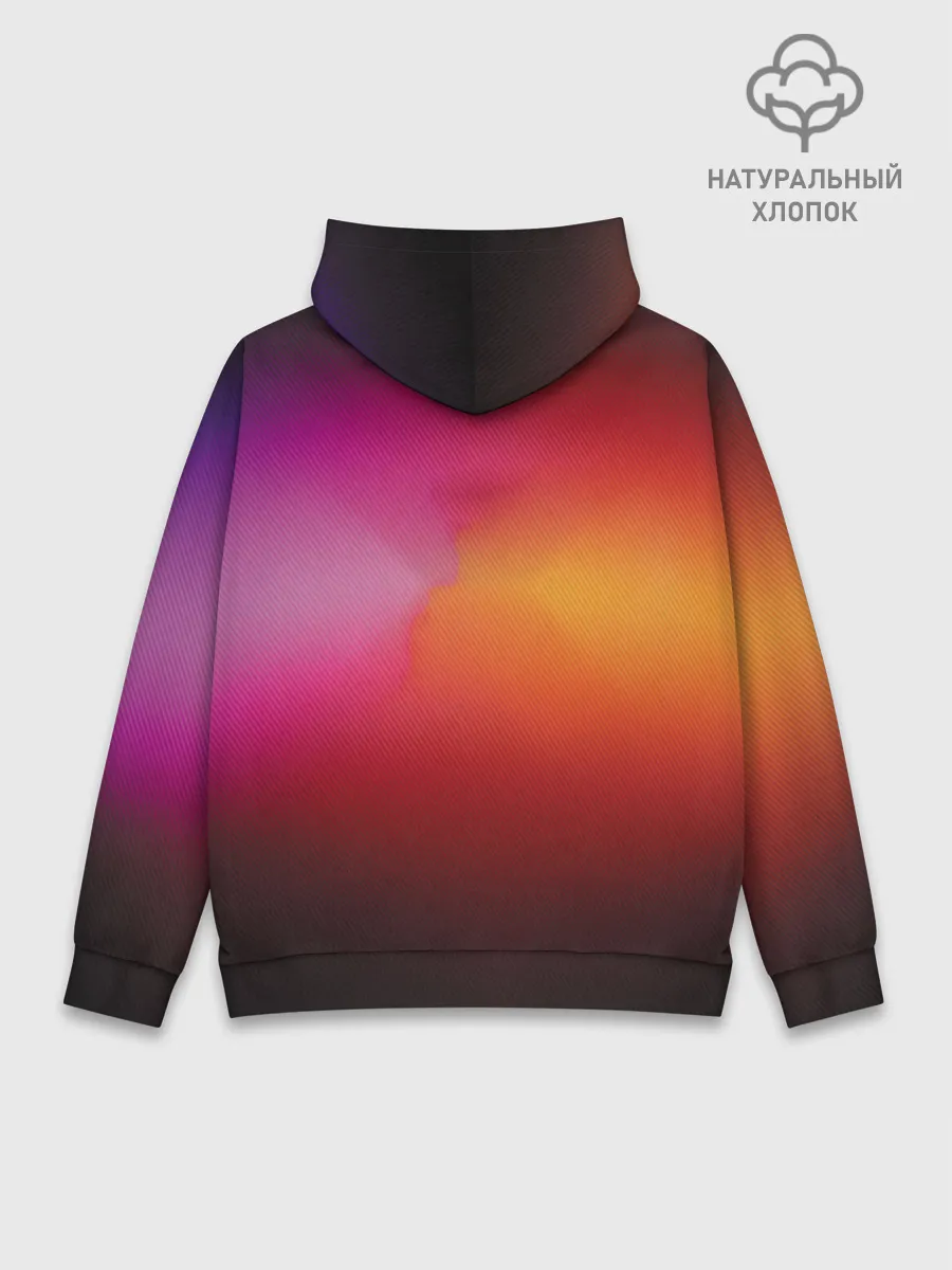 Худи мужской база хлопок / Прозрачный Чаризард