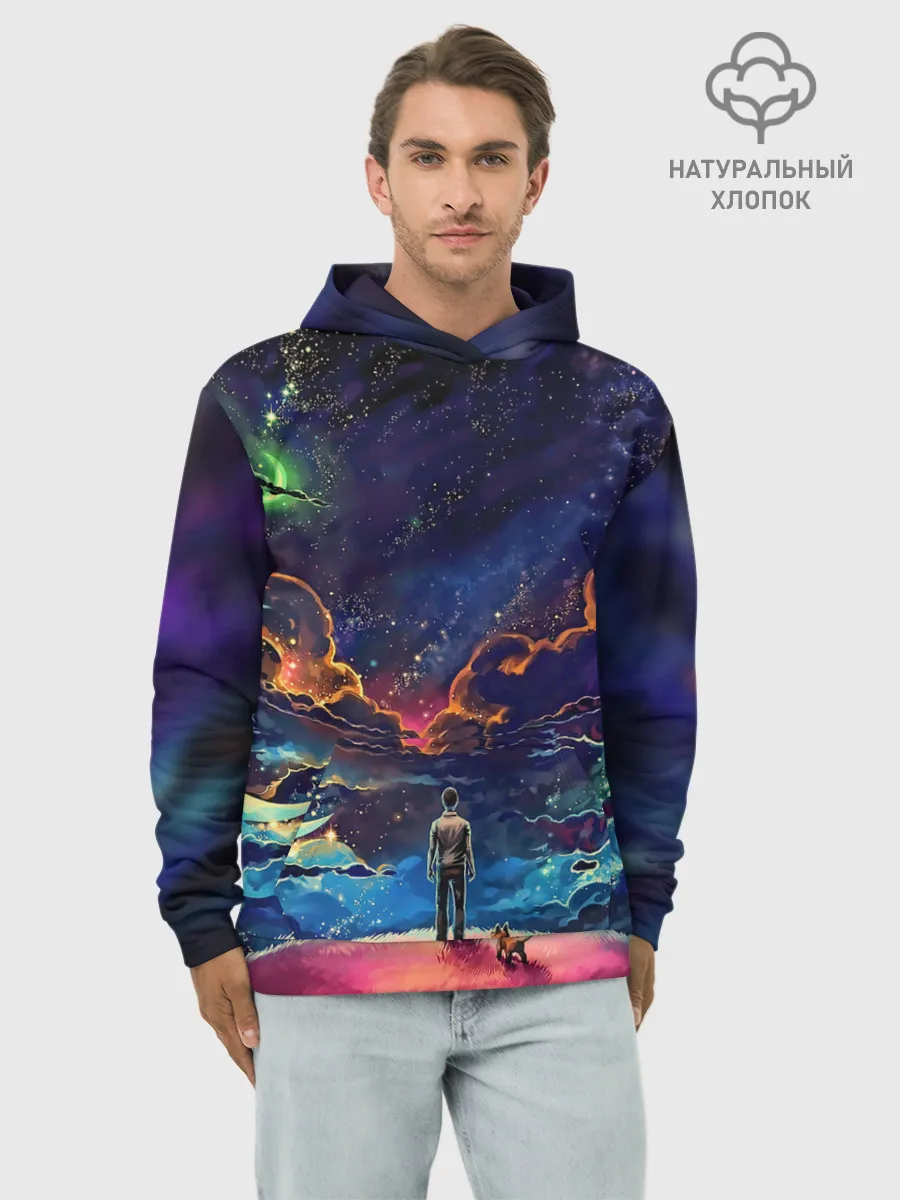 Худи мужской база хлопок / Арт
