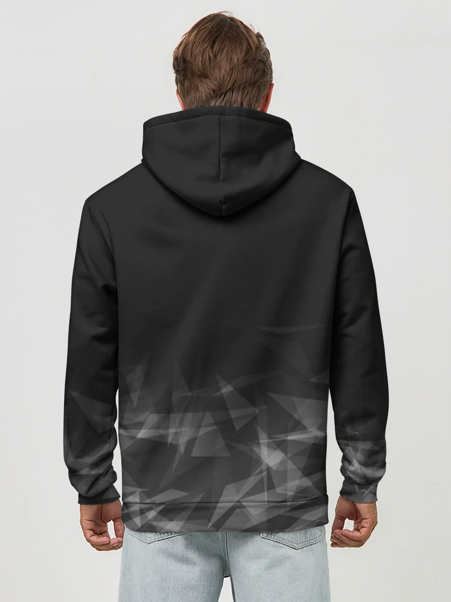 Худи мужской база хлопок / DANGANRONPA дым