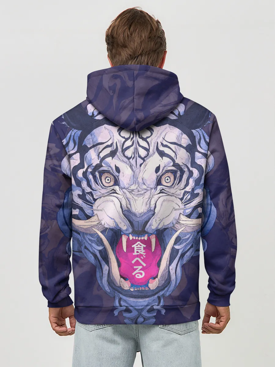 Худи мужской база хлопок / ТИГР