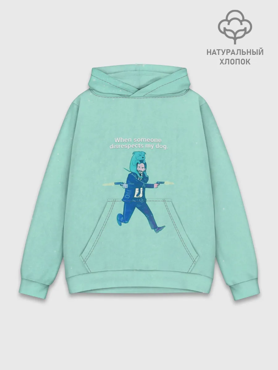 Худи мужской база хлопок / Джон Уик