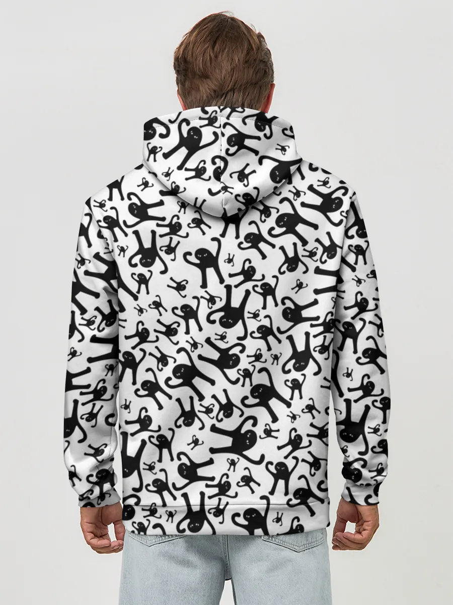 Худи мужской база хлопок / ЪУЪ СЪУКА