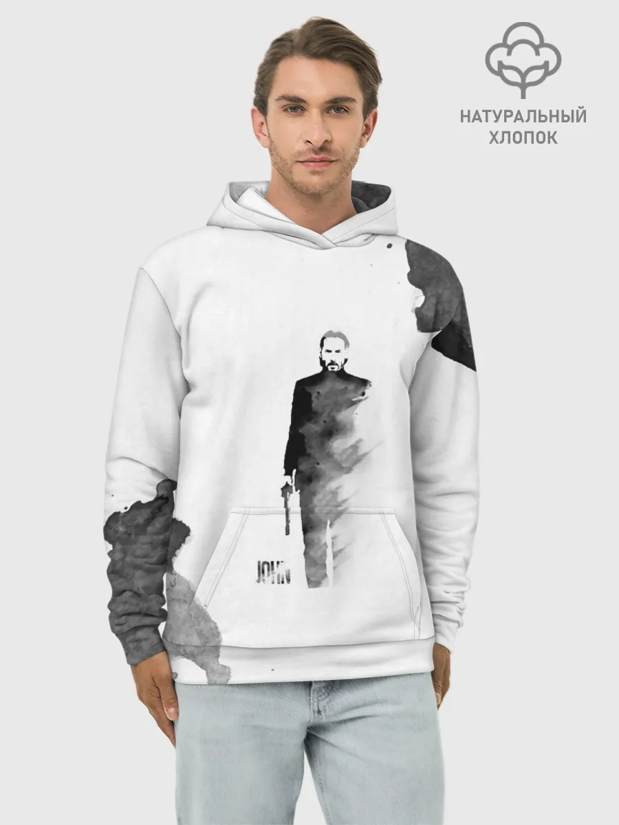 Худи мужской база хлопок / Джон Уик