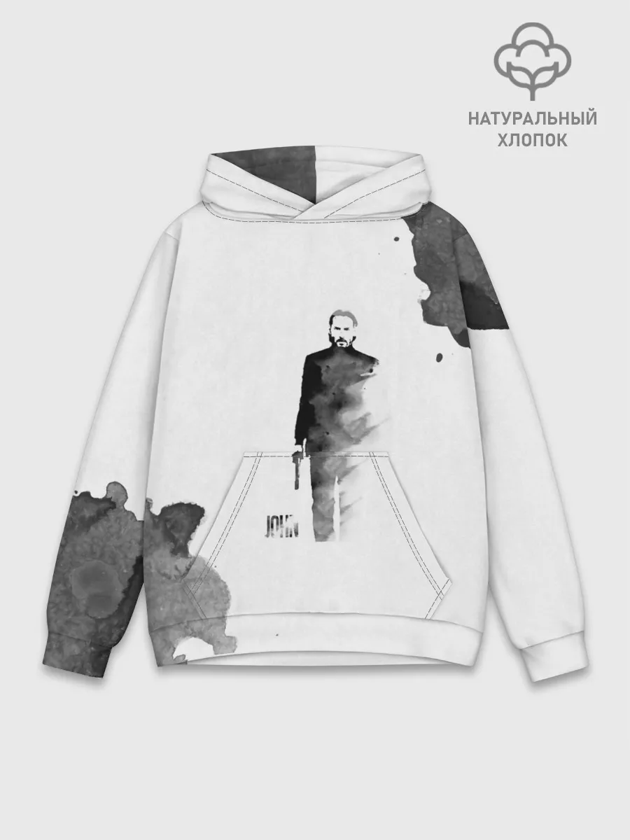 Худи мужской база хлопок / Джон Уик