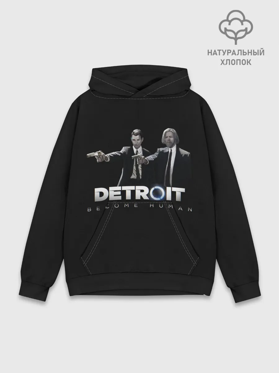 Худи мужской база хлопок / Detroit become human