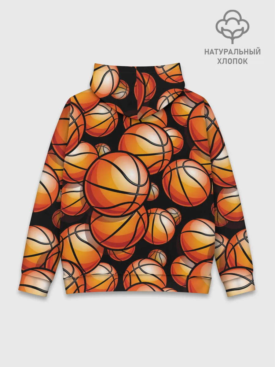 Худи мужской база хлопок / Баскетбольные мячи