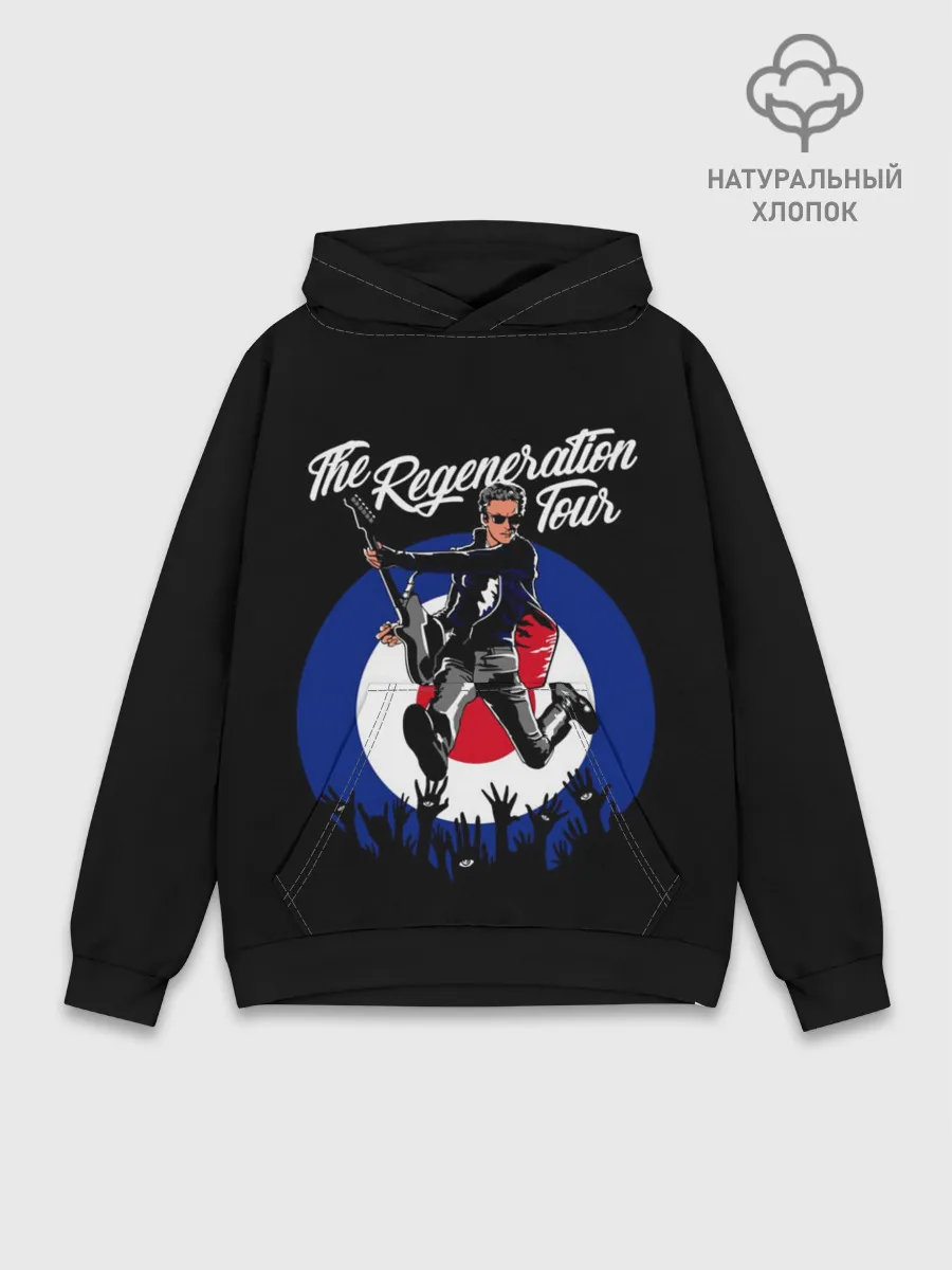 Худи мужской база хлопок / Доктор Кто