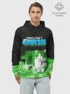 Худи мужской база хлопок / Minecraft EARTH - Котик