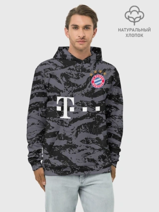Худи мужской база хлопок / Bayern away gk 18-19