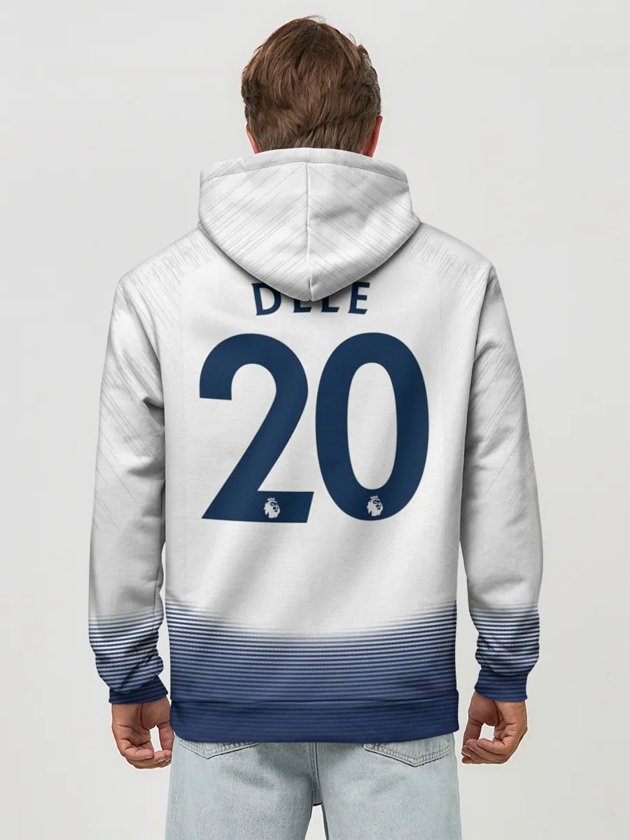 Худи мужской база хлопок / Dele Alli home 18-19