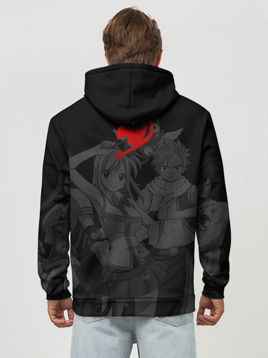 Худи мужской база хлопок / Fairy Tail, Нацу