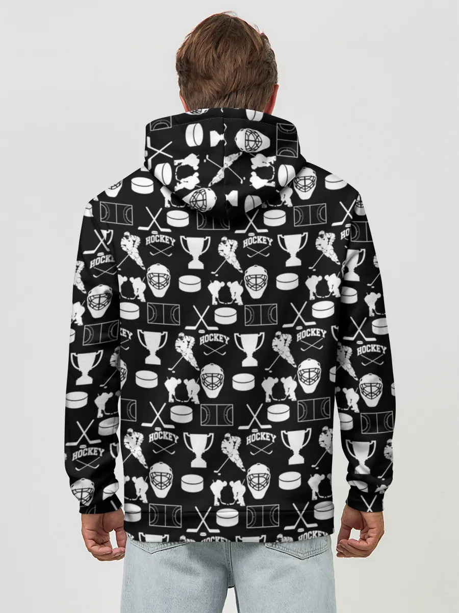 Худи мужской база хлопок / ХОККЕЙ