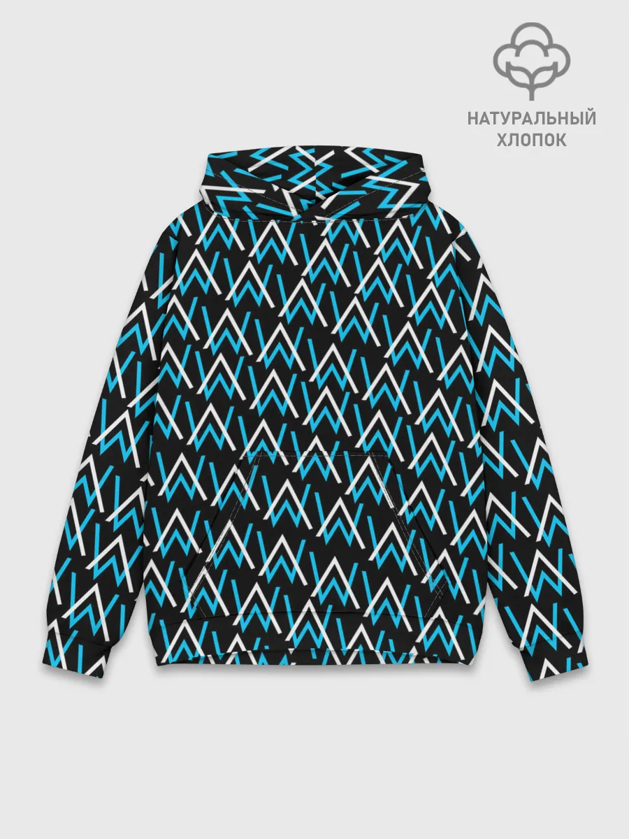 Худи мужской база хлопок / ALAN WALKER