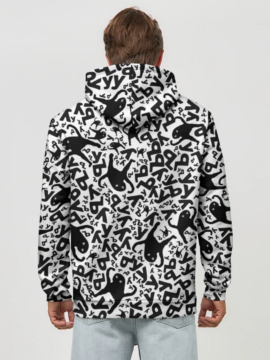 Худи мужской база хлопок / ЪУЪ