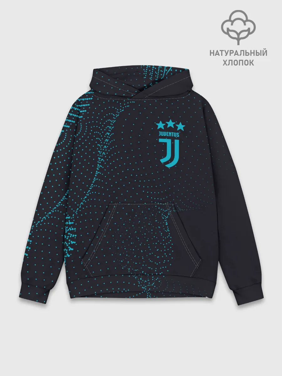 Худи мужской база хлопок / Juventus