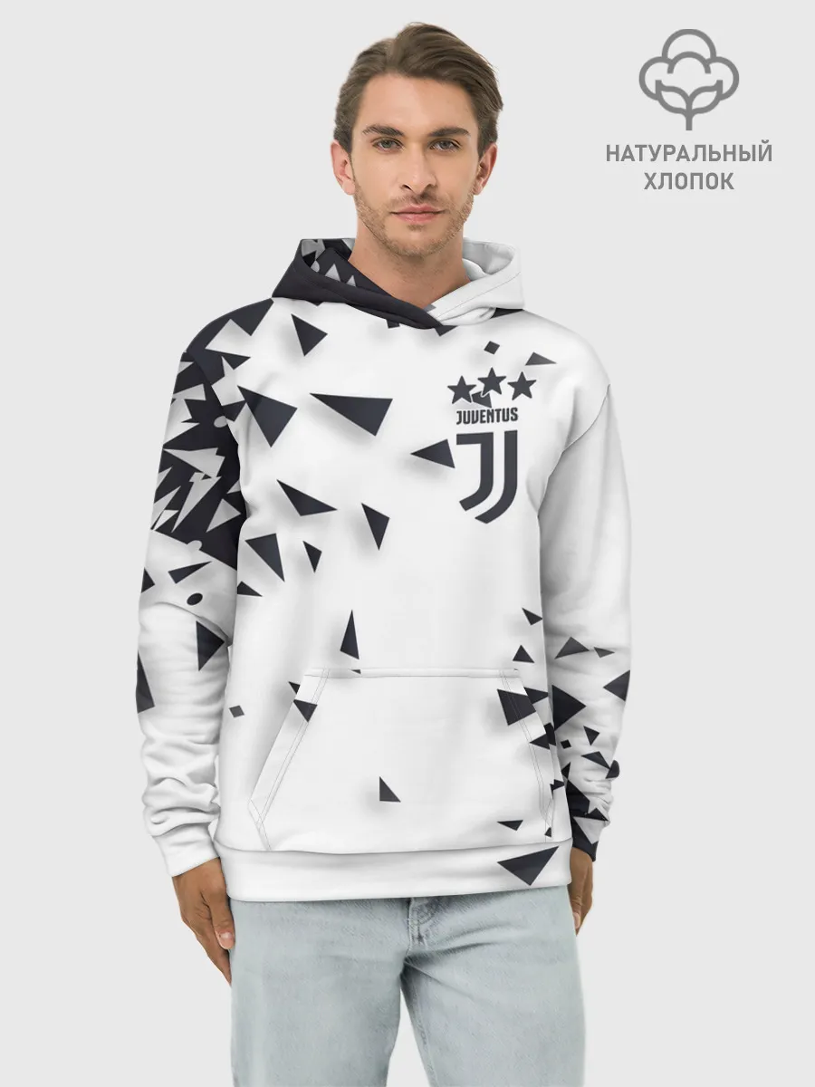 Худи мужской база хлопок / Juventus