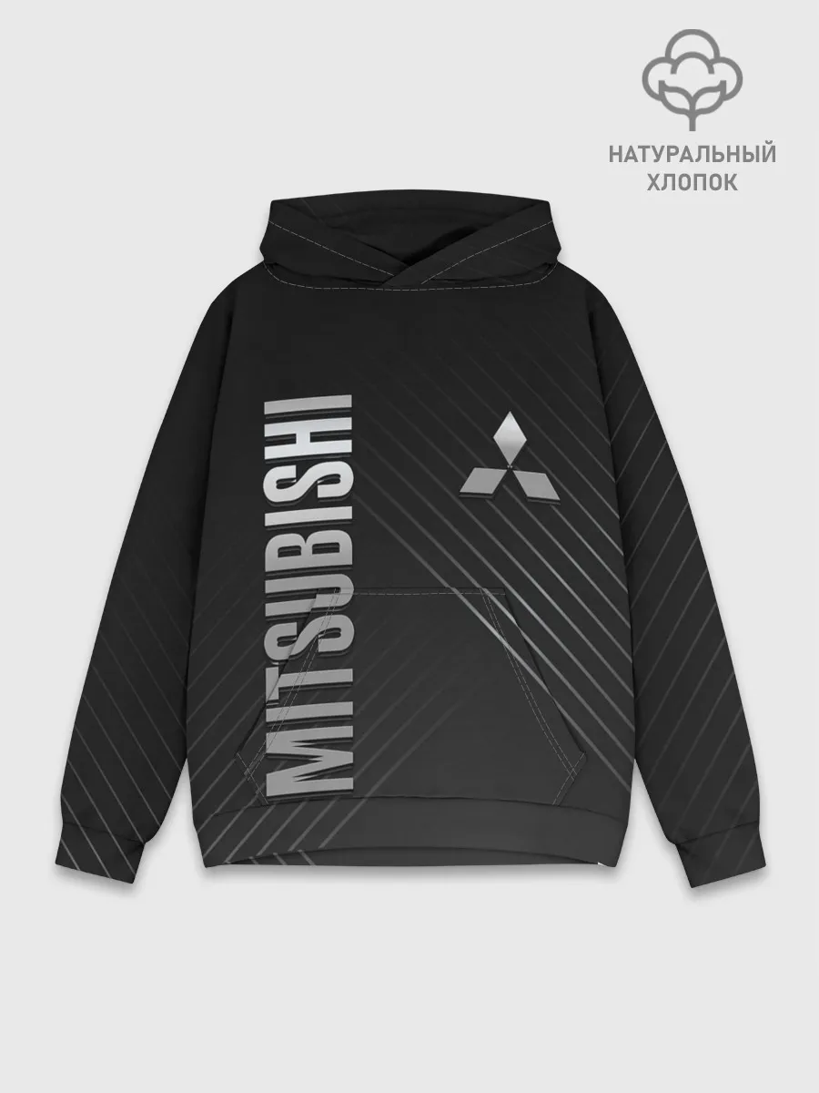 Худи мужской база хлопок / Mitsubishi