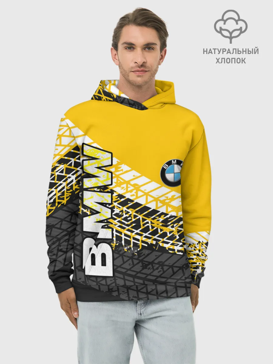 Худи мужской база хлопок / BMW