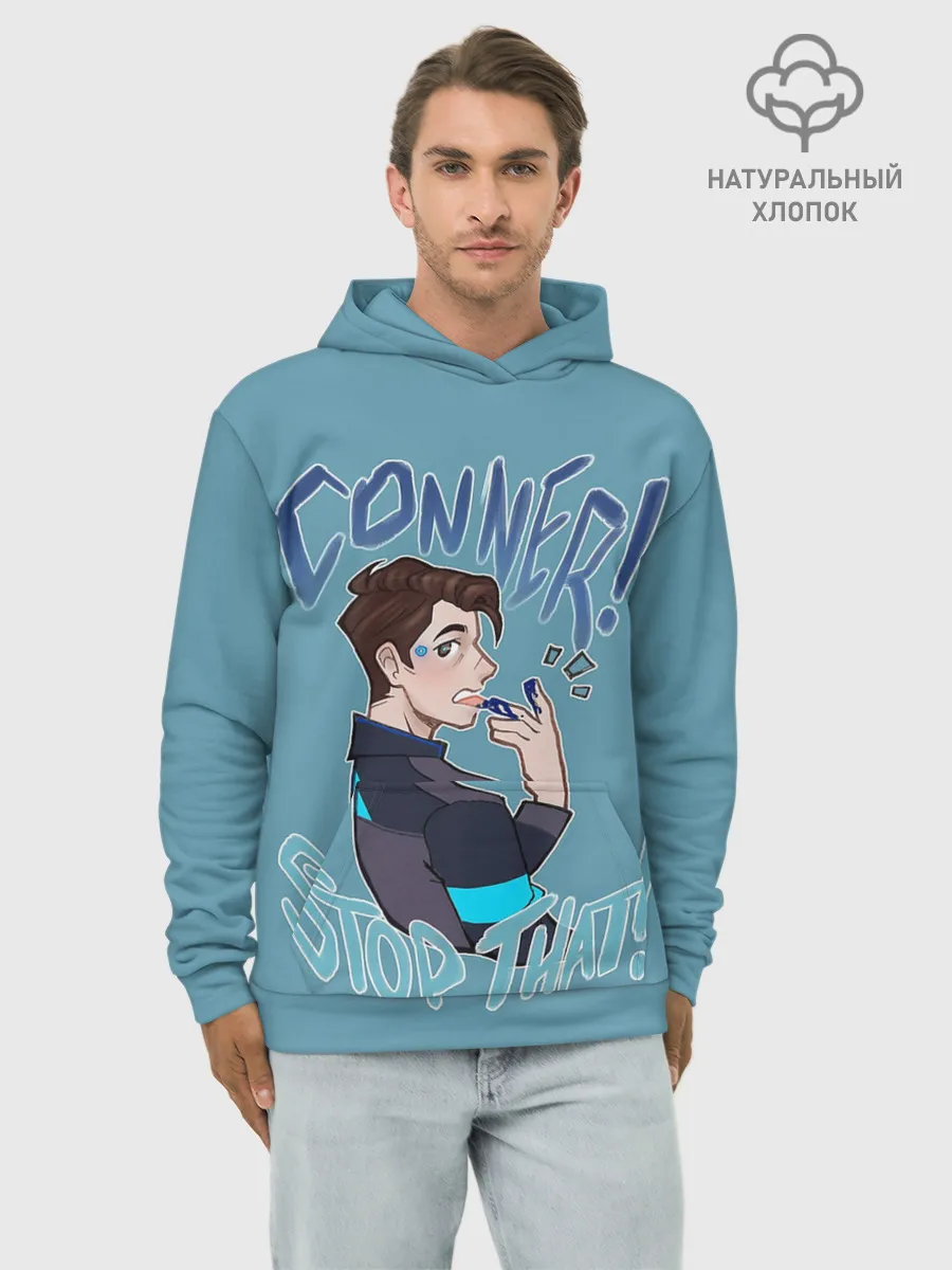 Худи мужской база хлопок / CONNER STOP