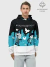 Худи мужской база хлопок / ROAD TO DETROIT