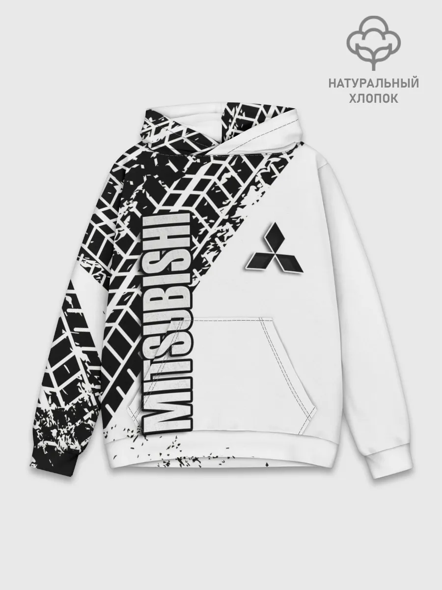 Худи мужской база хлопок / Mitsubishi