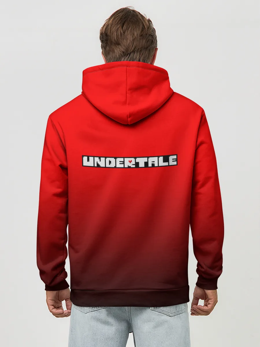 Худи мужской база хлопок / Undertale.